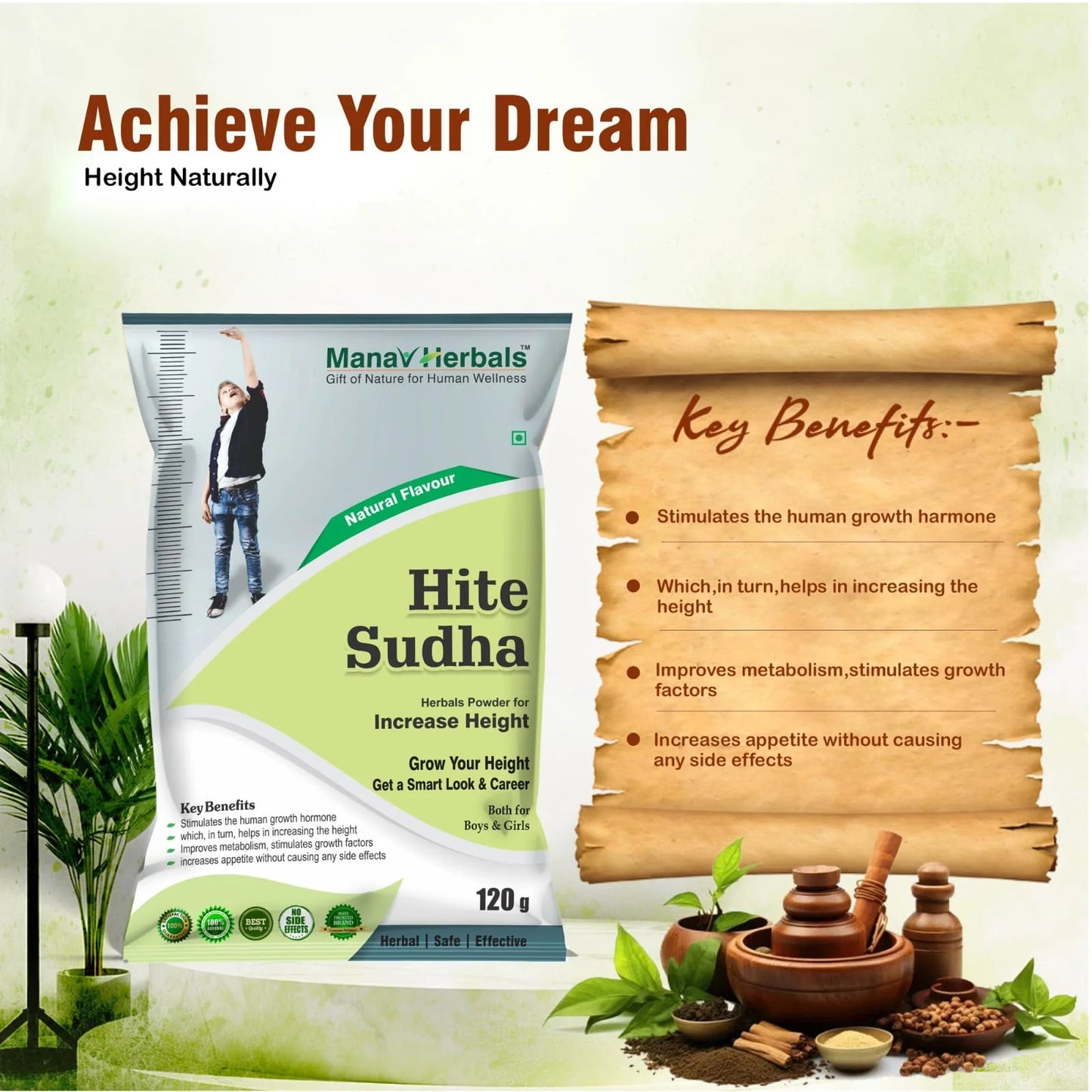 Hite Sudha: Grow Naturally with Ayurvedic Height Gain Medicine