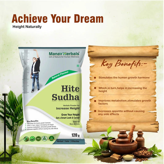 Hite Sudha: Grow Naturally with Ayurvedic Height Gain Medicine