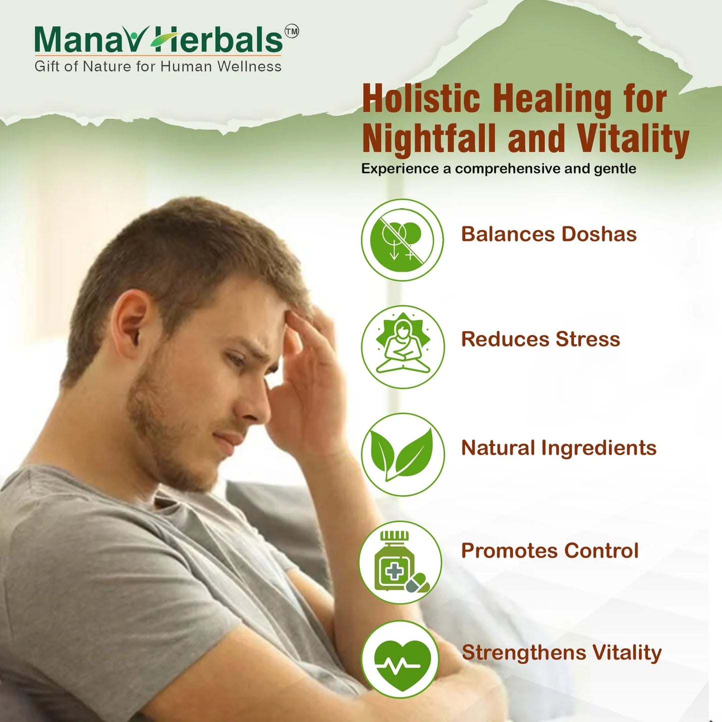 Shukra Rasayana -Wet Dreams capsule, Night fall capsule for men