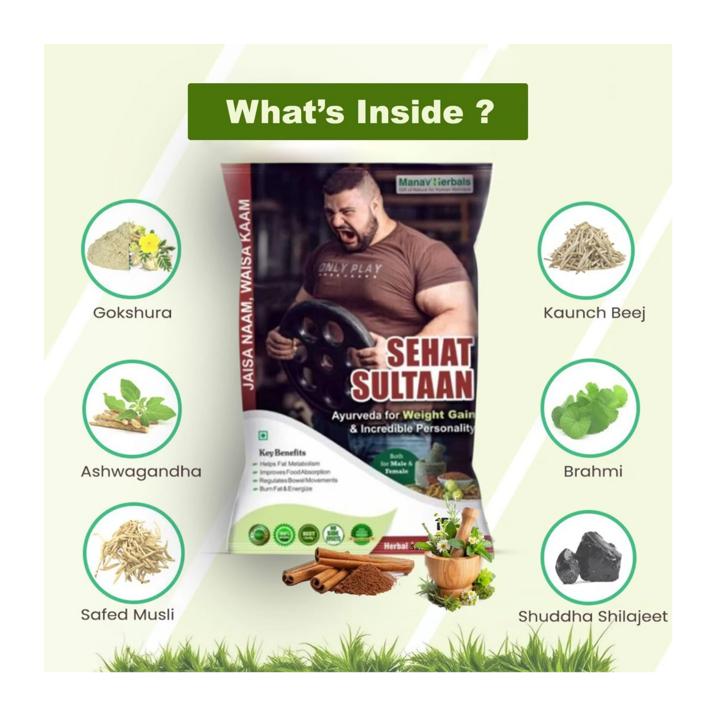 SEHAT SULTAAN/सेहत सुल्तान-Transform Physique Herbal Strength