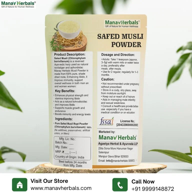 Safed Musli – The Original Ayurvedic Power Root