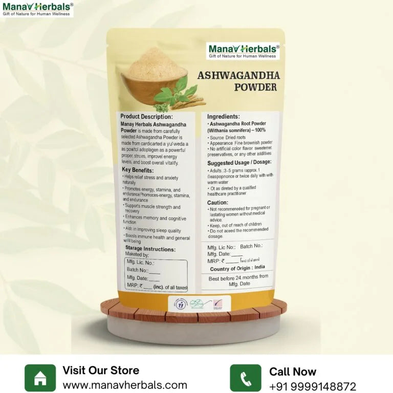 Ashwagandha Powder – Boost Strength, Stamina & Immunity Naturally