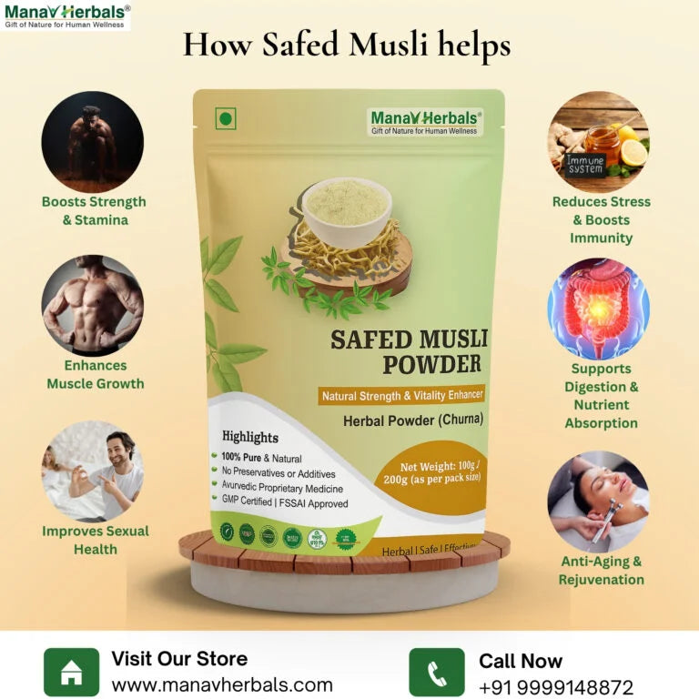 Safed Musli – The Original Ayurvedic Power Root